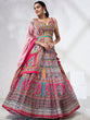 Load image into Gallery viewer, Pink Pure Georgette Lehenga Choli Set with Siroski Stonework ClothsVilla