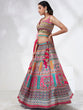 Load image into Gallery viewer, Pink Pure Georgette Lehenga Choli Set with Siroski Stonework ClothsVilla