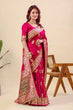 Load image into Gallery viewer, Pink Pure Nylon Satin Saree