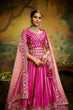 Load image into Gallery viewer, Pink Pure Silk Moti &amp; Zarkan heavy embroidery Semi-Stitched Lehenga choli &amp; Dupatta Clothsvilla