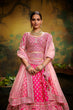Load image into Gallery viewer, Pink Pure Silk Moti &amp; Zarkan heavy embroidery Semi-Stitched Lehenga choli &amp; Dupatta Clothsvilla