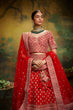 Load image into Gallery viewer, Pink Pure Silk Moti &amp; Zarkan heavy embroidery Semi-Stitched Lehenga choli &amp; Dupatta Clothsvilla