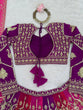 Load image into Gallery viewer, Pink-Purple Designer Faux Georgette Lehenga Choli with Dupatta ClothsVilla