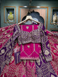 Load image into Gallery viewer, Pink-Purple Designer Faux Georgette Lehenga Choli with Dupatta ClothsVilla