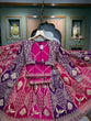 Load image into Gallery viewer, Pink-Purple Designer Faux Georgette Lehenga Choli with Dupatta ClothsVilla