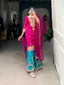 Pink Regal Moonga Silk Ensemble – Royal Vibes with Desi Elegance