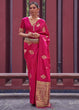 Load image into Gallery viewer, Pink Regal Woven Pure Silk Banarasi Saree ClothsVilla