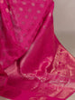 Load image into Gallery viewer, Pink Roop Silk Saree with Zari Weaving &amp; Elegant Lace-Touch Blouse ClothsVilla