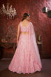 Load image into Gallery viewer, Pink Sequin Embroidered Lehenga Choli Set - Regal Elegance - Designer Wear ClothsVilla