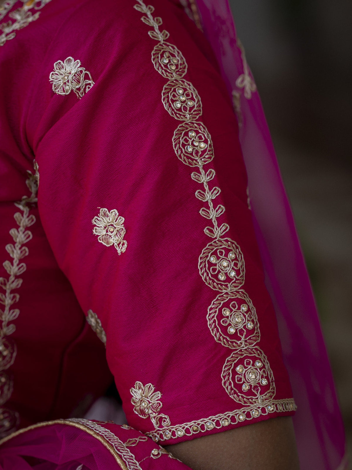 Pink Silk Bridal Lehenga Choli ClothsVilla