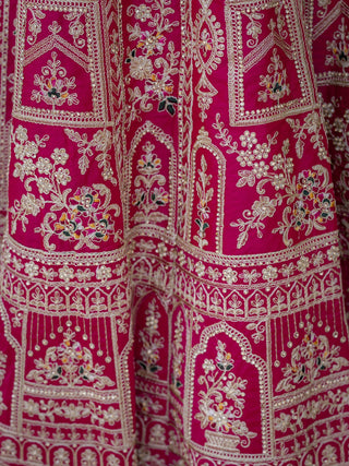 Pink Silk Bridal Lehenga Choli ClothsVilla