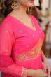 Load image into Gallery viewer, Pink Silk Embroidered Anarkali Gown ClothsVilla