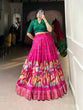 Load image into Gallery viewer, Pink Timeless Elegance Dola Silk Kalamkari Lehenga Set