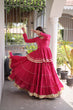 Load image into Gallery viewer, Pink Traditional Cora Cotton Lehenga Set ClothsVilla