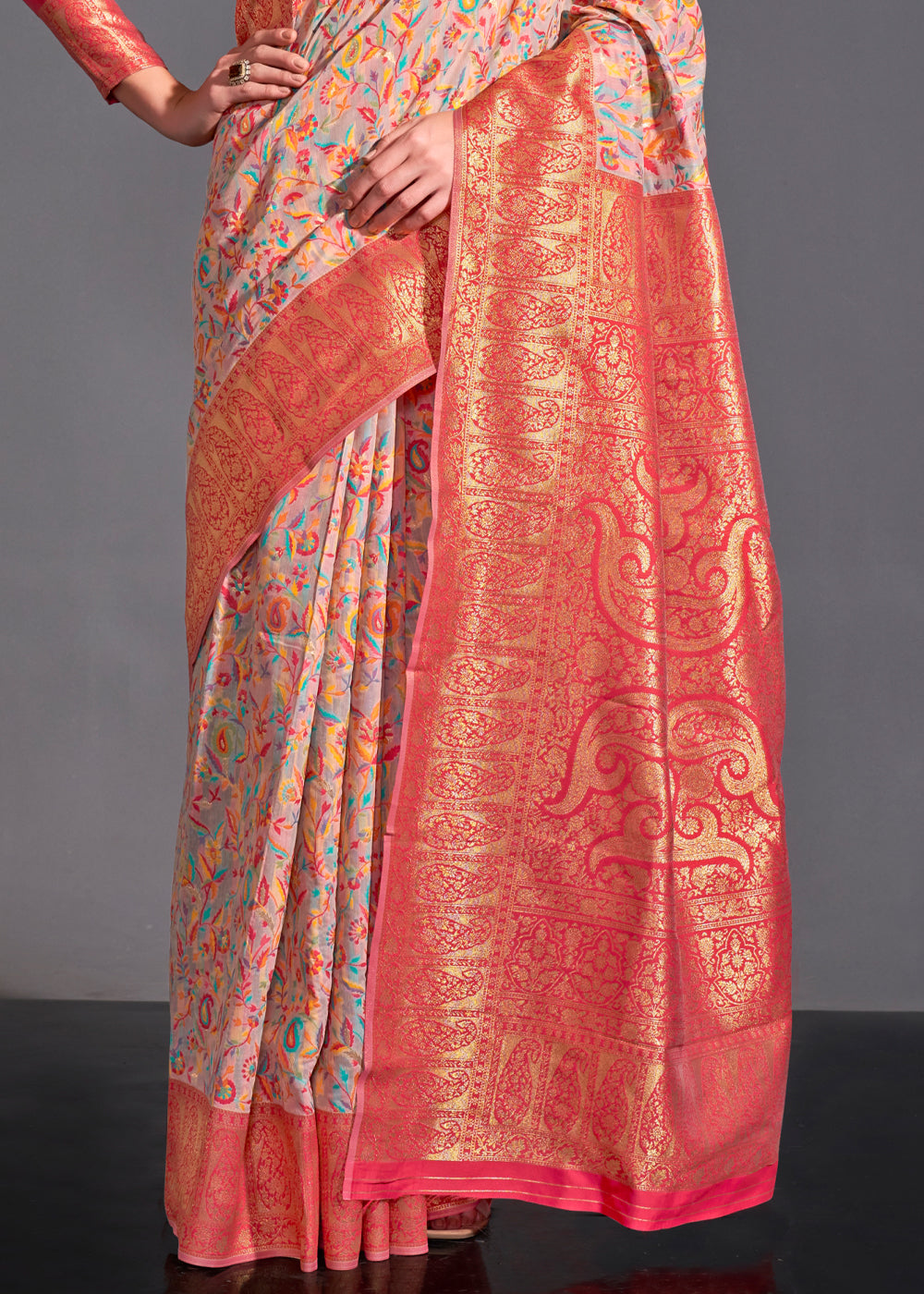 Pink Versatile Elegance Modal Silk Saree – Effortless Style for Every Occasion ClothsVilla