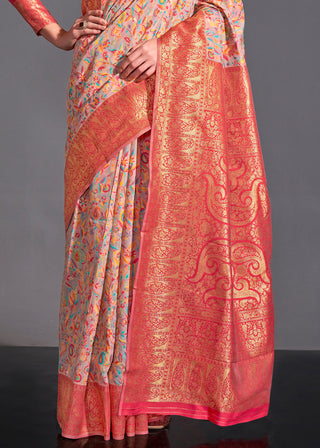 Pink Versatile Elegance Modal Silk Saree – Effortless Style for Every Occasion ClothsVilla