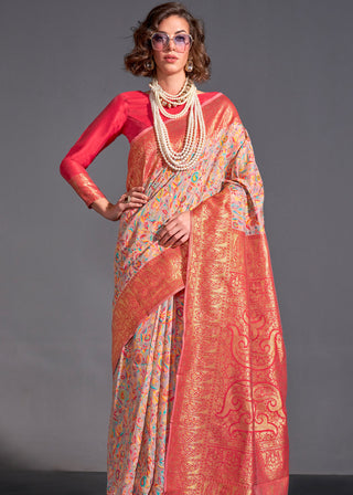 Pink Versatile Elegance Modal Silk Saree – Effortless Style for Every Occasion ClothsVilla