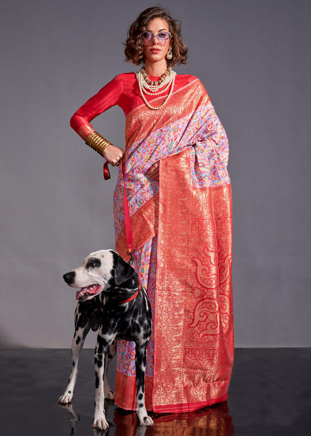 Pink Versatile Elegance Modal Silk Saree – Effortless Style for Every Occasion ClothsVilla