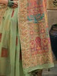 Load image into Gallery viewer, Pista Elegant Banarasi Silk Blend Woven Saree with Unstitched Blouse Piece ClothsVilla