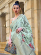 Load image into Gallery viewer, Pista Elegant Brasso Madurai Saree with Unstitched Blouse Piece Clothsvilla