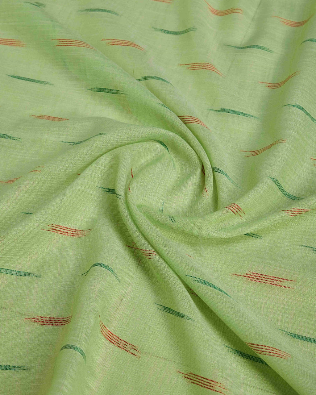 Pista Elegant & Gold-Toned Ikat Woven Saree with Zari Border ClothsVilla