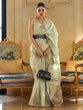 Load image into Gallery viewer, Pista Embroidered Banarasi Tissue Saree with Tassels ClothsVilla