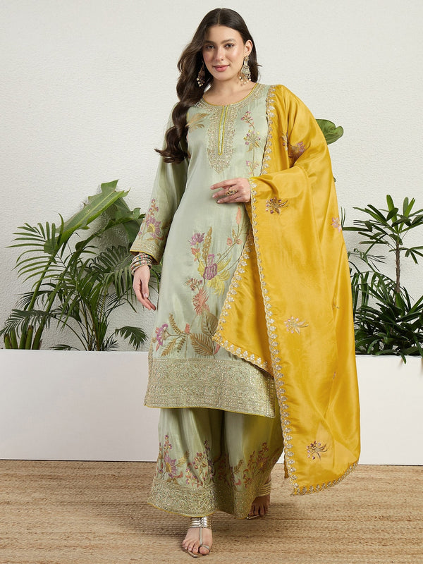 Pista Embroidered Palazzo Set ClothsVilla