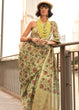 Load image into Gallery viewer, Pista Exquisite Blended Tissue Silk Saree with Blouse Piece ClothsVilla