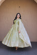 Load image into Gallery viewer, Pista Fendi Luxury Silk Gown ClothsVilla