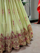 Load image into Gallery viewer, Pista Georgette Embroidered Lehenga ClothsVilla