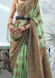 Load image into Gallery viewer, Pista Graceful Silk Saree with Unstitched Blouse Piece Elegant Ethnic Wear ClothsVilla