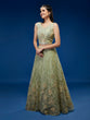 Load image into Gallery viewer, Pista Net Sequinse Work Semi-Stitched Lehenga &amp; Unstitched Blouse, Dupatta ClothsVilla