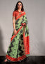 Pista Regal Banarasi Blended Silk Saree – Timeless Elegance for Grand Occasions ClothsVilla