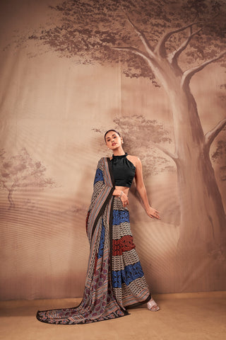 Poly Mal Cotton Printed Saree ClothsVilla