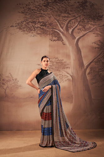 Poly Mal Cotton Printed Saree ClothsVilla