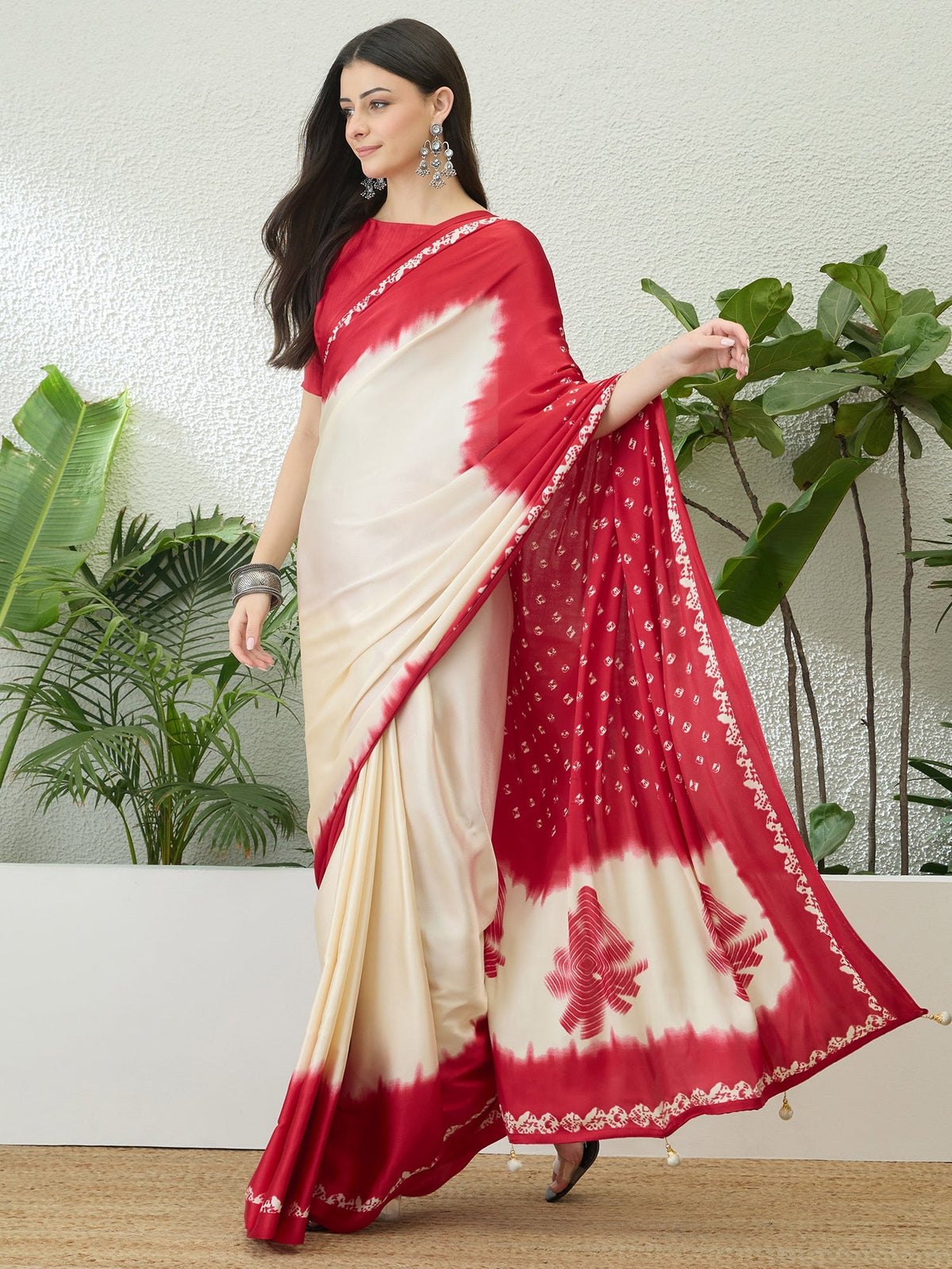 Pranika Graceful Semi Modal Saree for Ethnic Celebrations ClothsVilla
