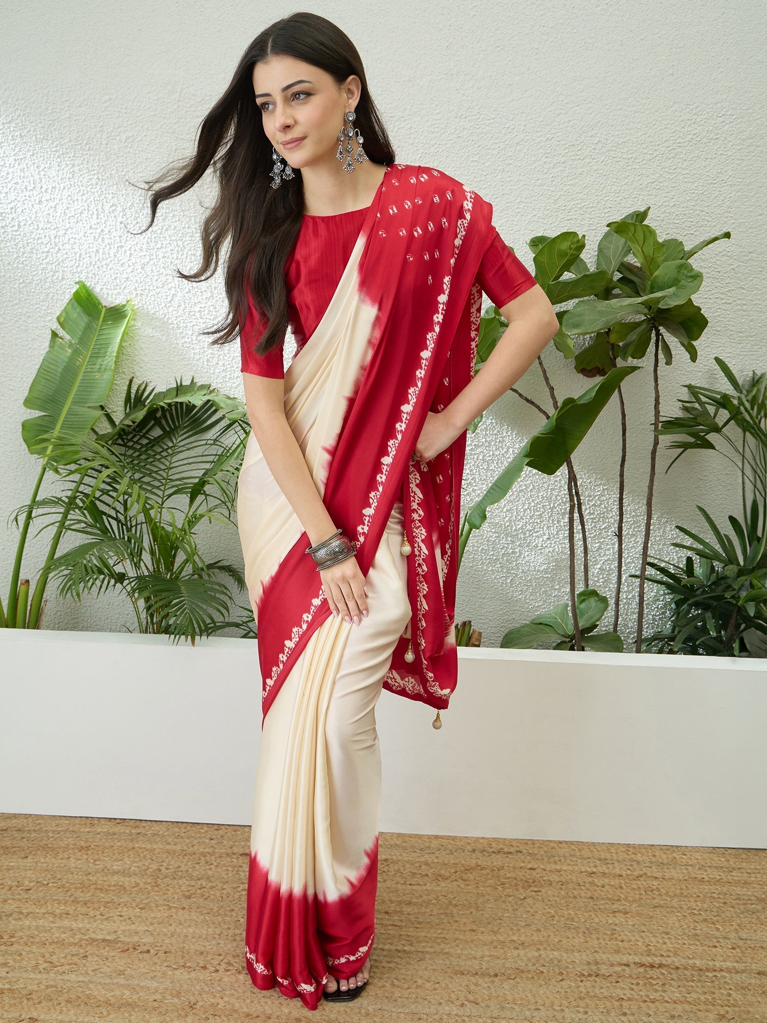 Pranika Graceful Semi Modal Saree for Ethnic Celebrations ClothsVilla