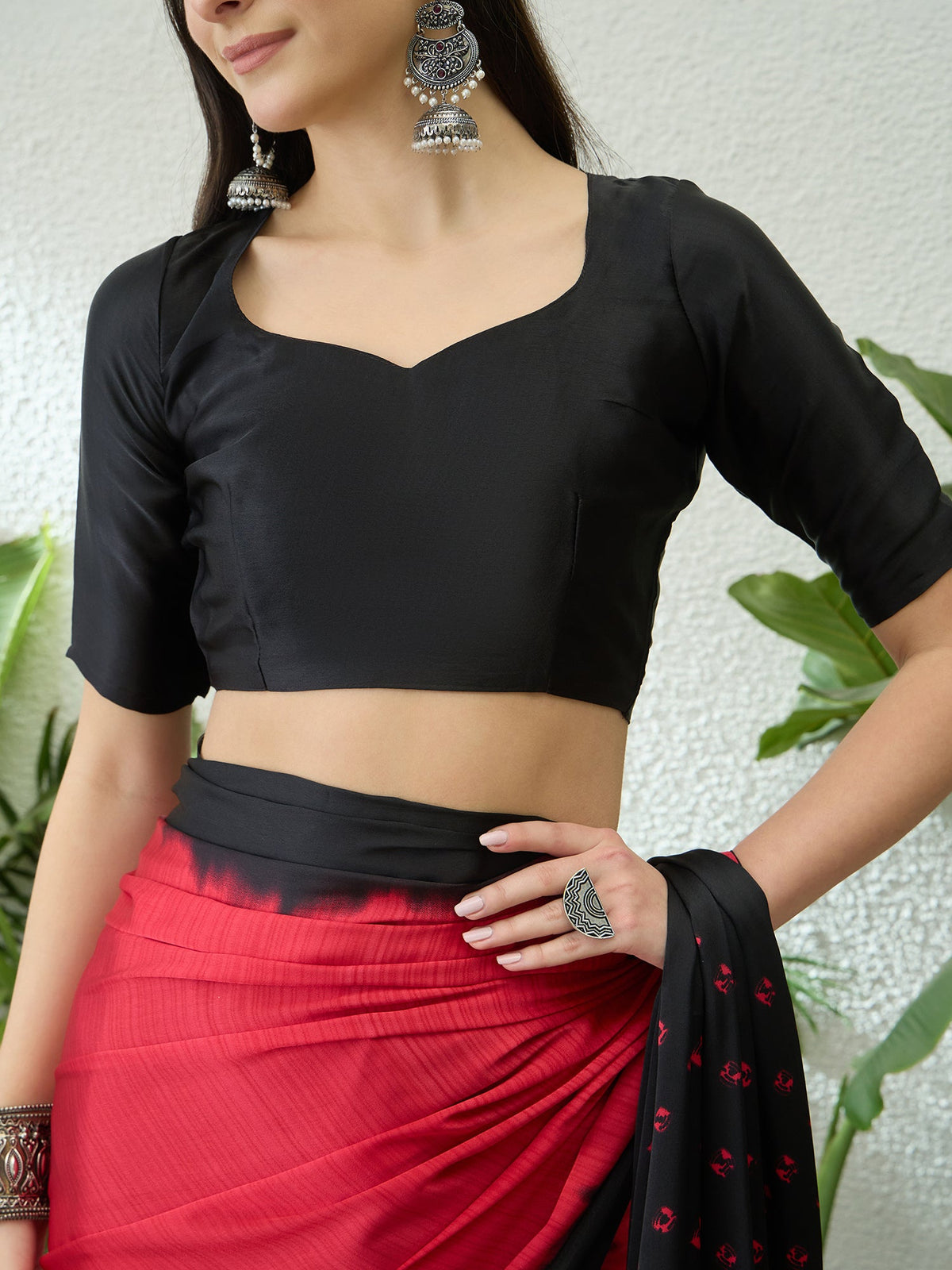 Pranika Graceful Semi Modal Saree for Ethnic Celebrations ClothsVilla