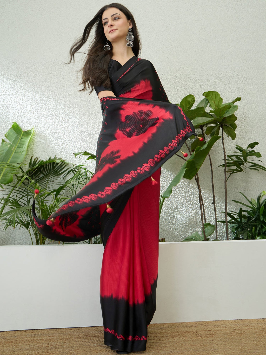 Pranika Graceful Semi Modal Saree for Ethnic Celebrations ClothsVilla