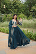 Load image into Gallery viewer, Premium Faux Blooming Gown with Sequins &amp; Multi-Embroidery Work - Rama Color Clothsvilla