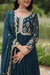 Load image into Gallery viewer, Premium Faux Blooming Gown with Sequins &amp; Multi-Embroidery Work - Rama Color Clothsvilla