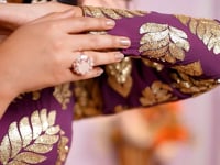 Georgette Lehenga Choli with Sequins & Zari Embroidery