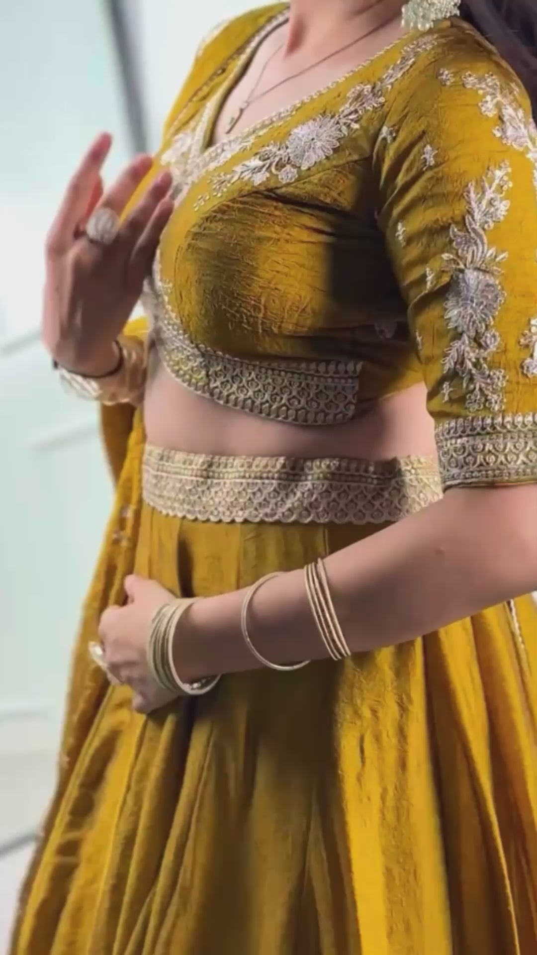 Purple Rangoli Crush Lehenga Set