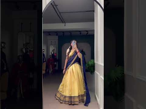 Cream Elegant Kanchipuram Lehenga with Zari Weaving Work – Full-Stitched Lehenga & Blouse with Georgette Zari Dupatta