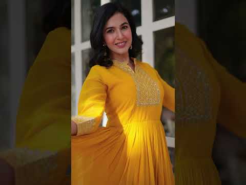Wine Faux Blooming Georgette Gown with Dupatta