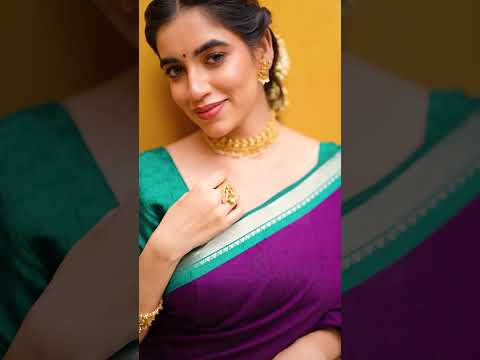 Mustard Polyester Viscose Chanderi Saree with Kalamkari Print & Zari Weaving