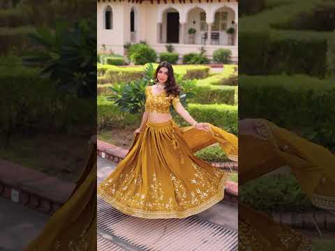 Purple Designer Vichitra Silk Sequins & Zari Embroidered Lehenga Choli Set with Matching Dupatta – Fully Stitched Festive & Wedding Wear Ensemble