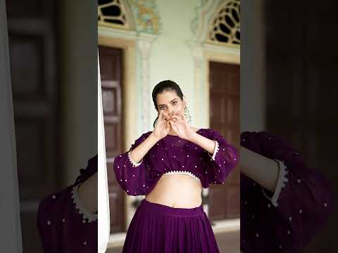Mustard Breathtaking Embroidered Georgette Lehenga Co-ord Set