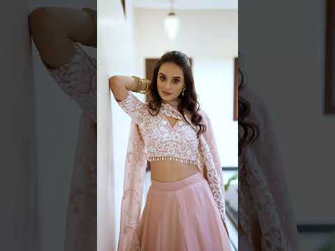 Pink Designer Embellished Lehenga Set in Vichitra Silk, Weone Silk, Star Georgette & New Crush