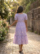 Load image into Gallery viewer, Print Anarkali Kurti with Puff Sleeves ClothsVilla